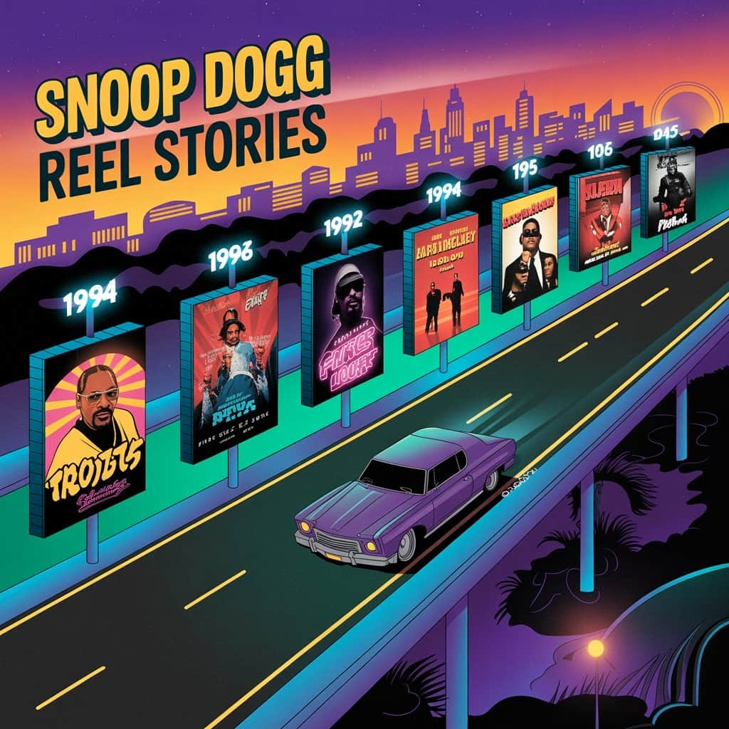 Snoop Dogg’s transformation from music to movies spans over 30 years Snoop Dogg's evolution from rapper to Hollywood actor timeline