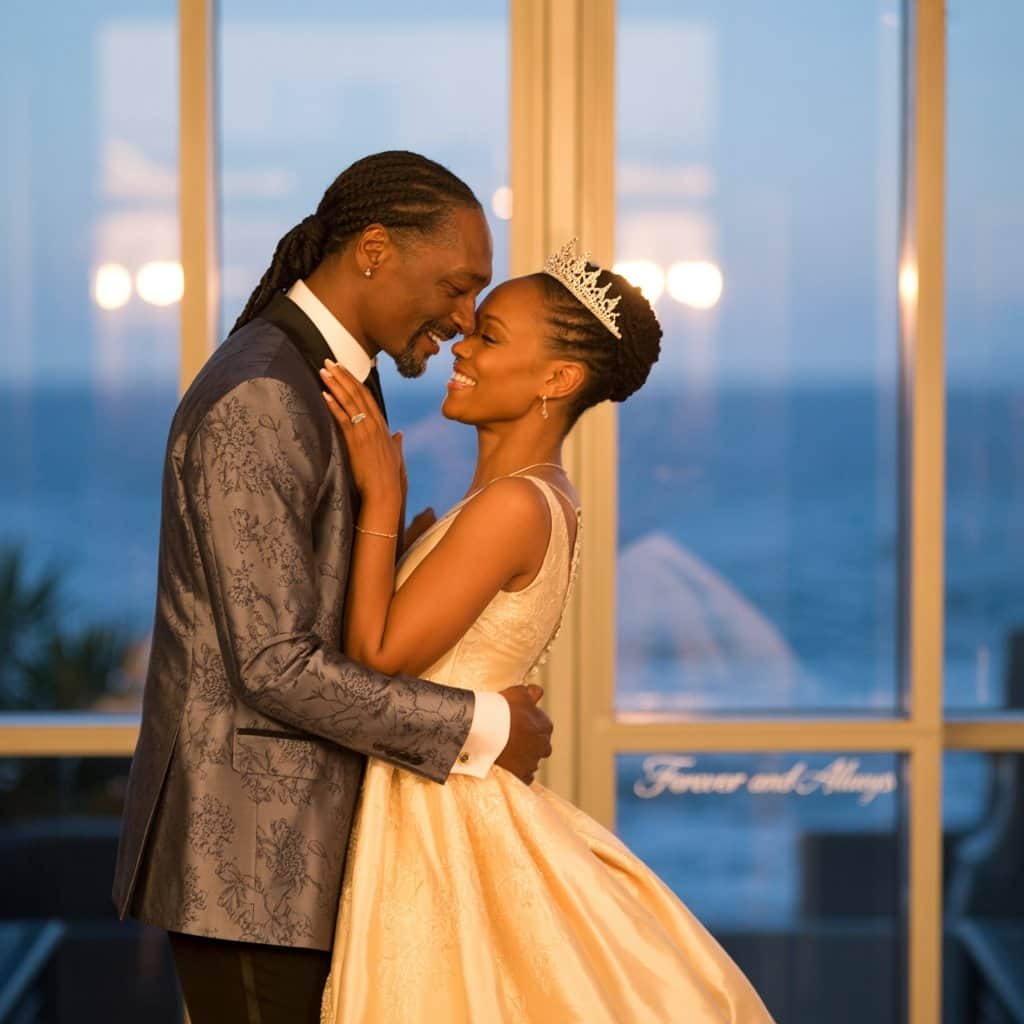 The couple tied the knot on June 14, 1997, beginning their journey as one of hip-hop’s longest-lasting unions Snoop Dogg and Shante Broadus on their wedding day in 1997