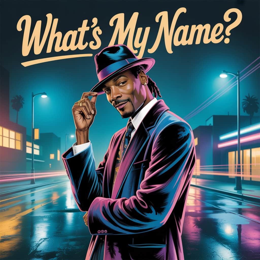 The iconic single artwork that introduced millions to Snoop’s unique aesthetic Official single cover for "What's My Name?" featuring Snoop Dogg