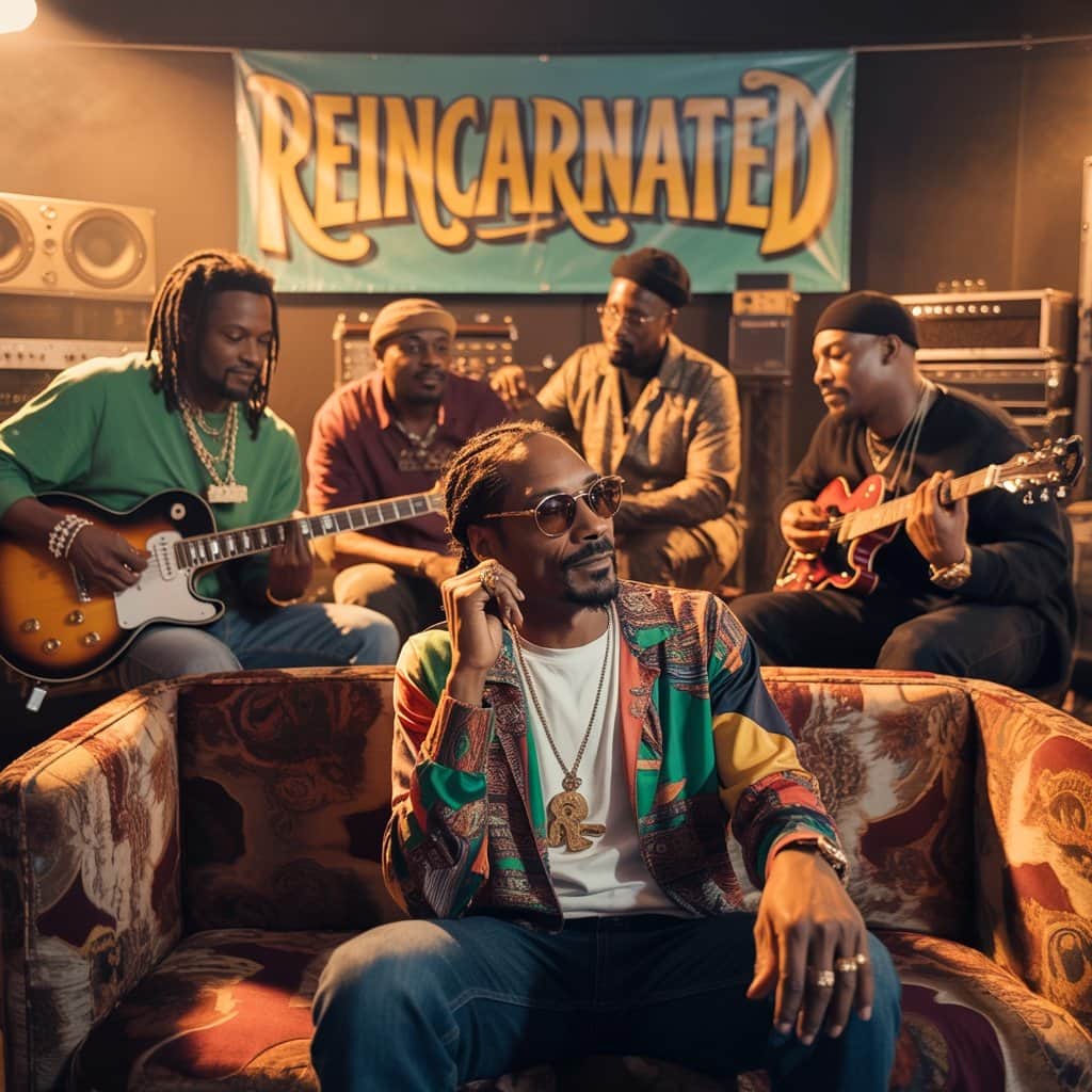 Diverse artists uniting for Snoop’s reggae transformation Snoop Lion working with international artists in recording studio