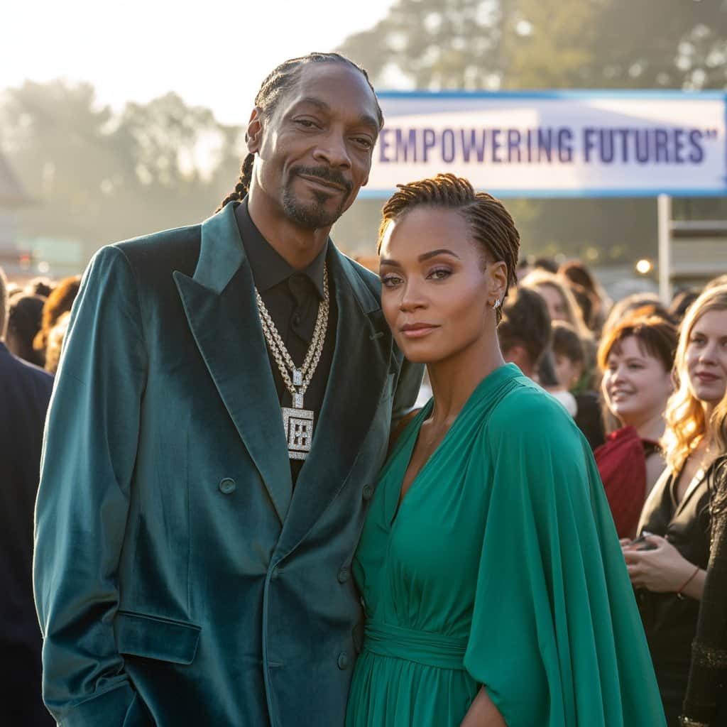 The couple maintaining unity despite public scrutiny Snoop Dogg and Shante Broadus presenting a united front to media