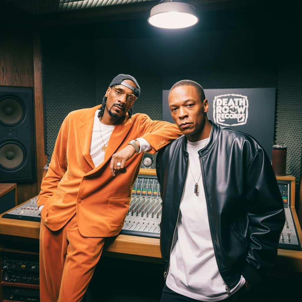 Snoop Dogg and Dr. Dre during The Chronic era that launched Snoop’s career Snoop Dogg and Dr. Dre during The Chronic album era