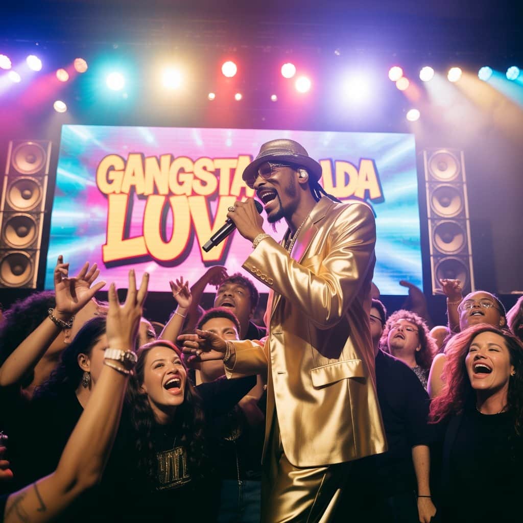 Snoop Dogg performing “Gangsta Luv” live Snoop Dogg performing Gangsta Luv on stage