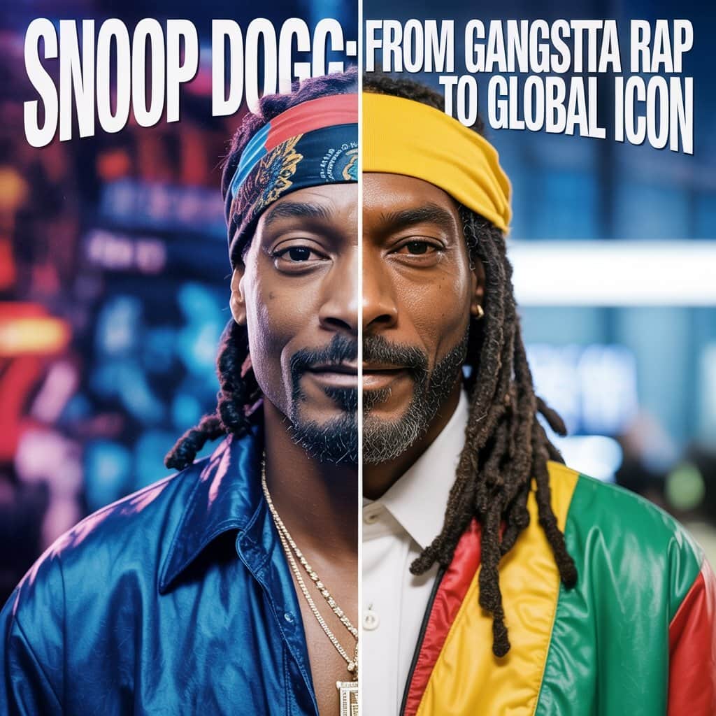 Snoop Dogg’s remarkable transformation across three decades Evolution of Snoop Dogg's image from gangsta rapper to cultural icon