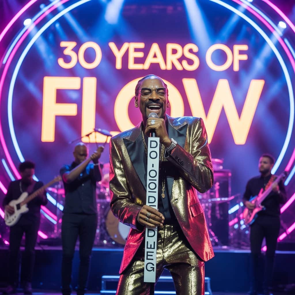 Snoop Dogg performing tracks from “Missionary” during his 2024 tour Snoop Dogg performing live showcasing his enduring presence in hip-hop