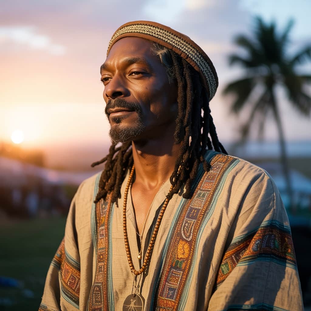 Snoop’s Rastafarian-inspired Snoop Lion persona Snoop Dogg in his Snoop Lion persona with Rastafarian influence