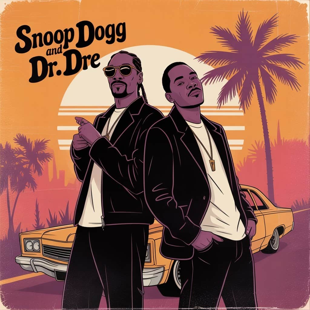 The official cover art for Snoop Dogg’s “Missionary” album (2024) Snoop Dogg's Missionary album cover artwork featuring Snoop and Dr. Dre
