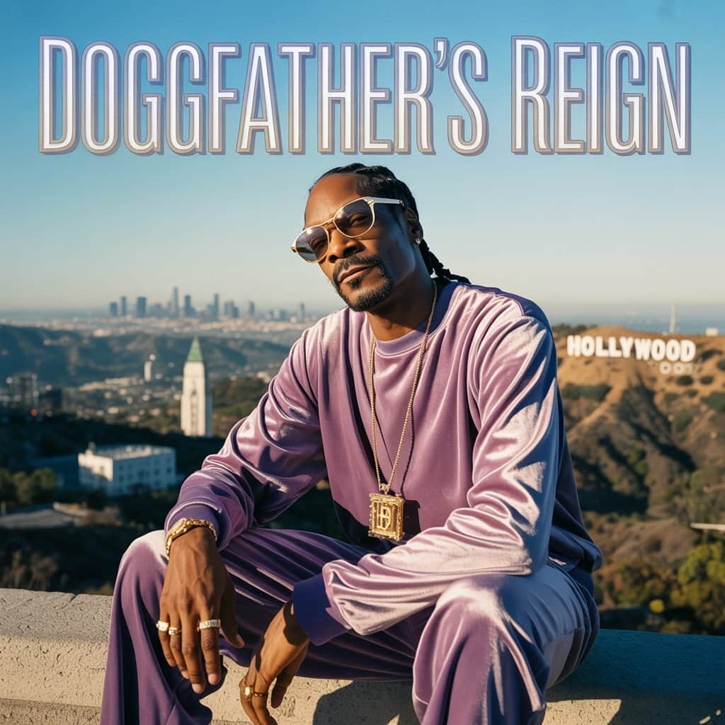 Snoop Dogg's latest album cover featuring West Coast themed artwork