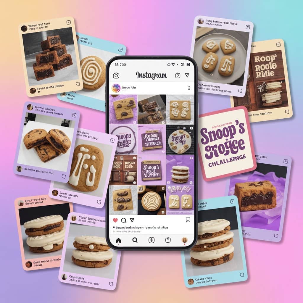 How social media transformed Snoop’s recipe into an internet sensation Social media screenshots showing viral posts of Snoop Dogg cookie recreations
