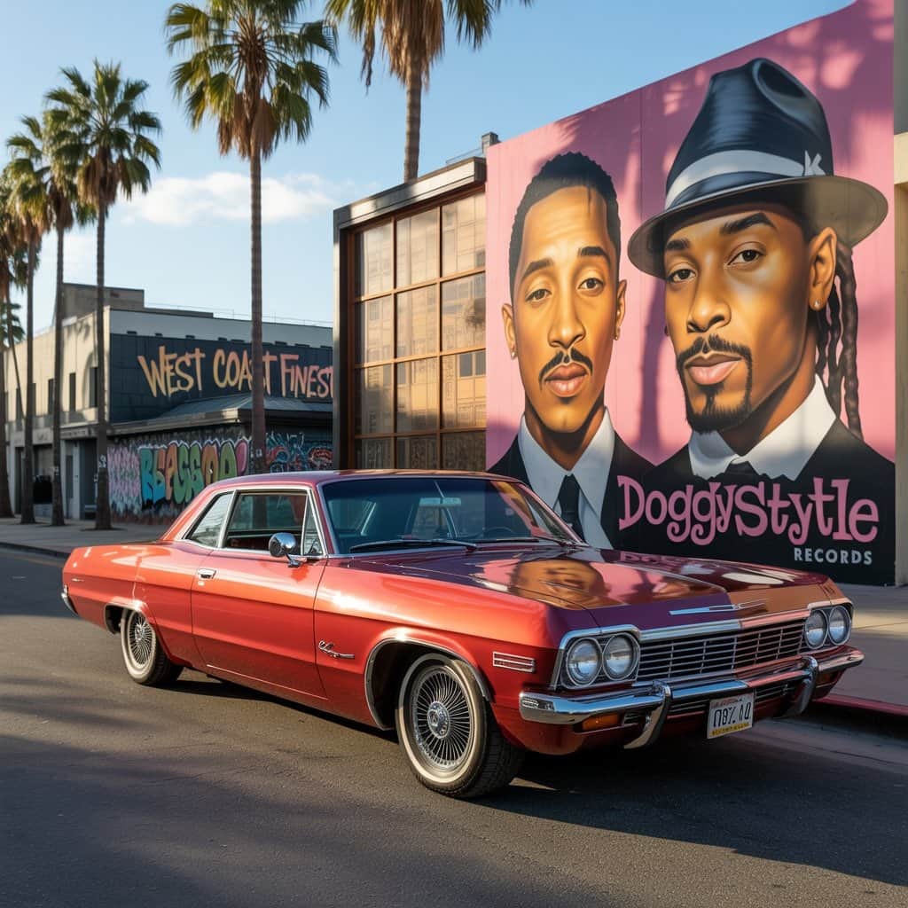 Capturing the essence of the cultural movement that Snoop and Tupac helped define 1990s West Coast hip-hop scene and culture representation