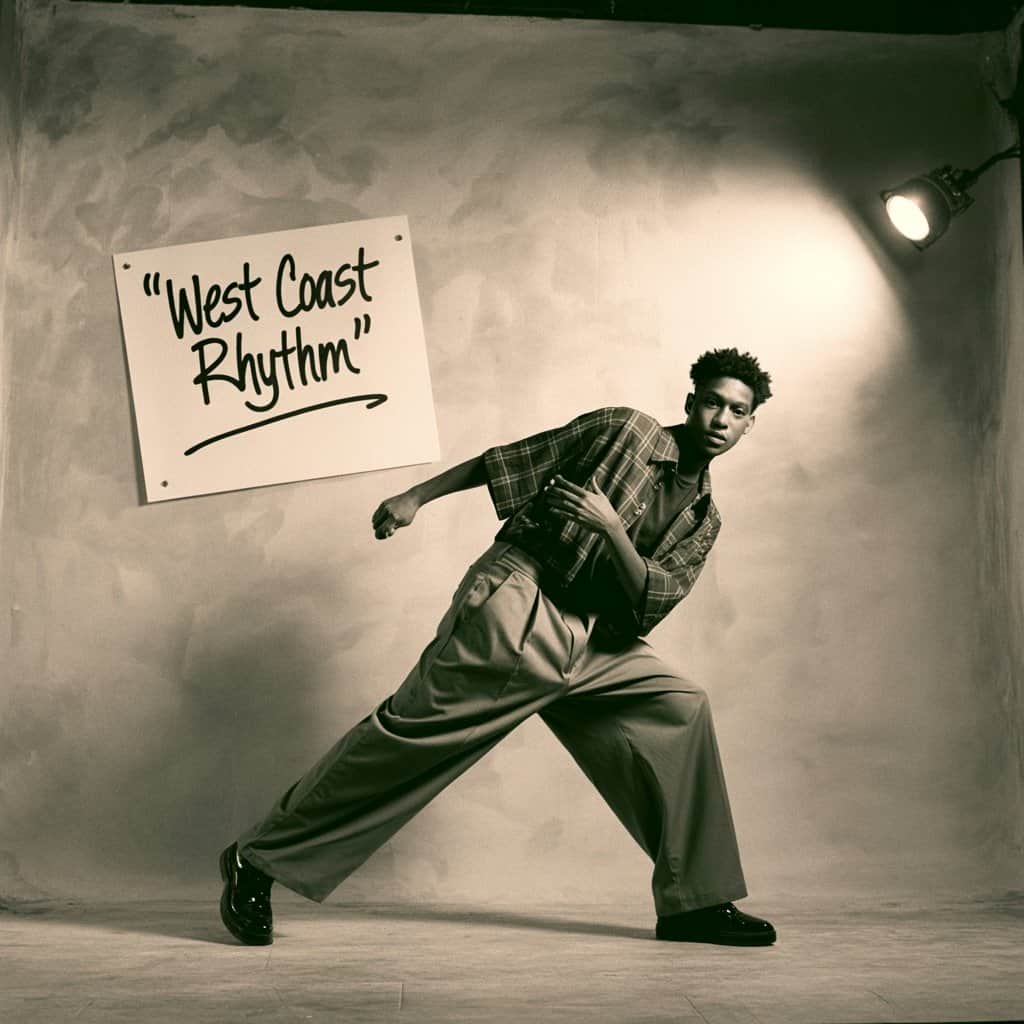 Where street culture met mainstream hip-hop production 1990s recording studio session with West Coast hip-hop artists