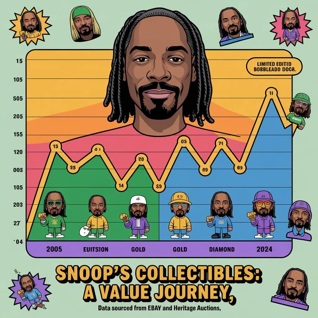 Market analysis for collectors and investors Chart showing market values across different bobblehead categories