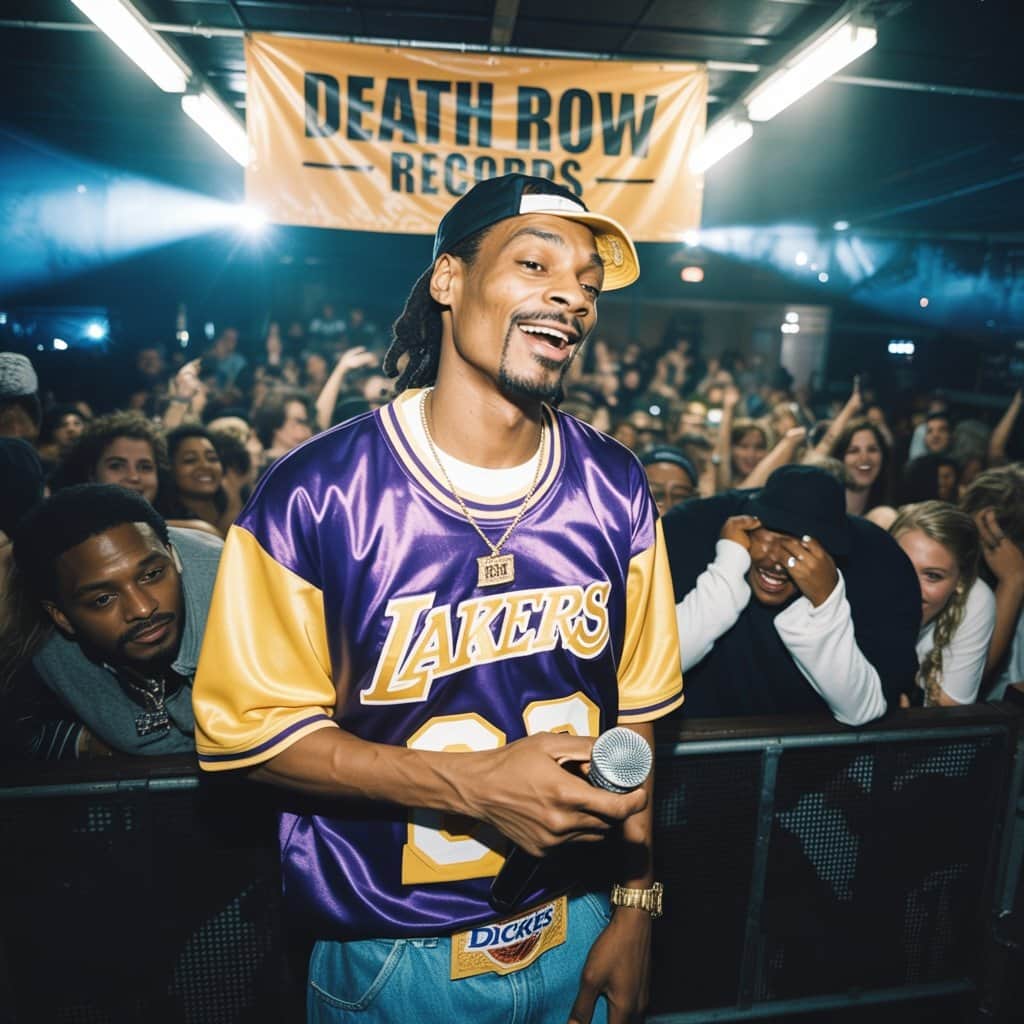 Snoop Dogg at the height of his early fame before the murder case Young Snoop Dogg in 1993 during his early career