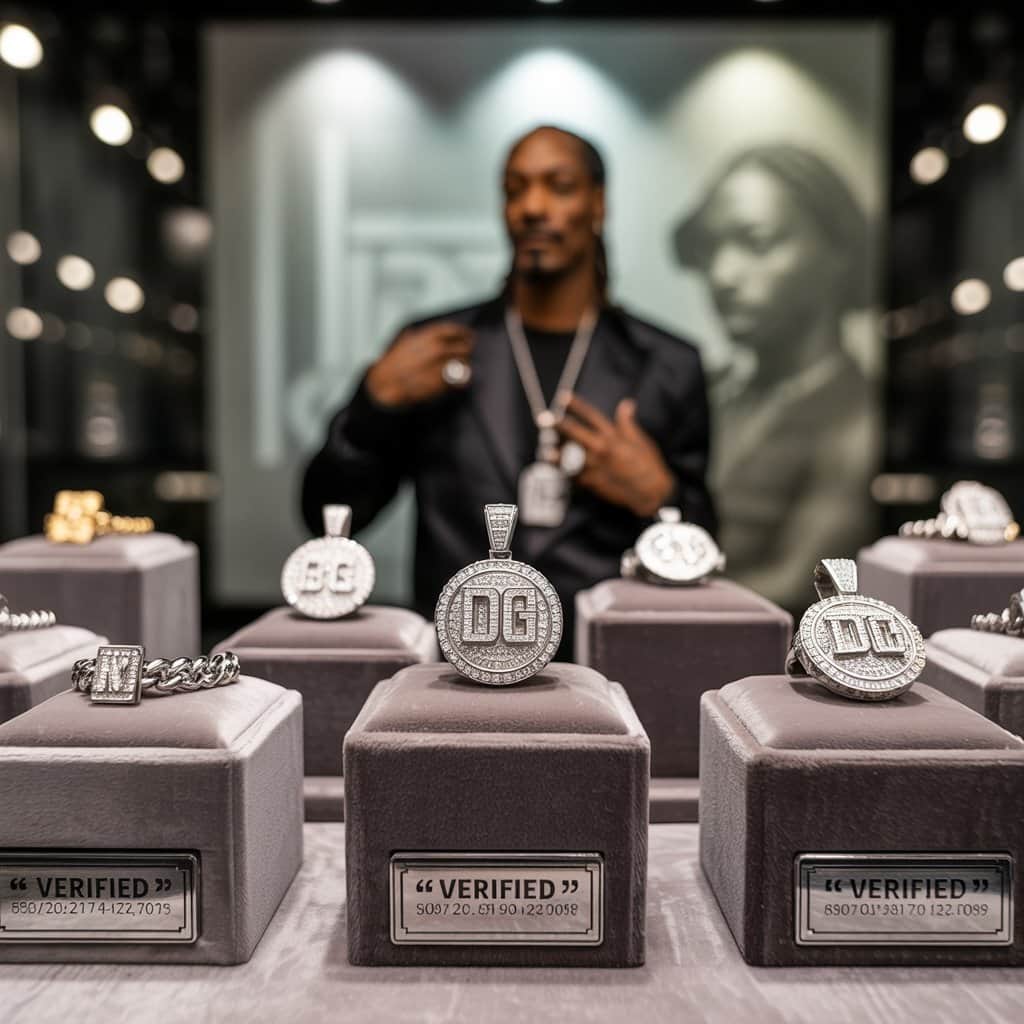 Authenticated Snoop Dogg jewelry pieces with documented provenance and verified appearances