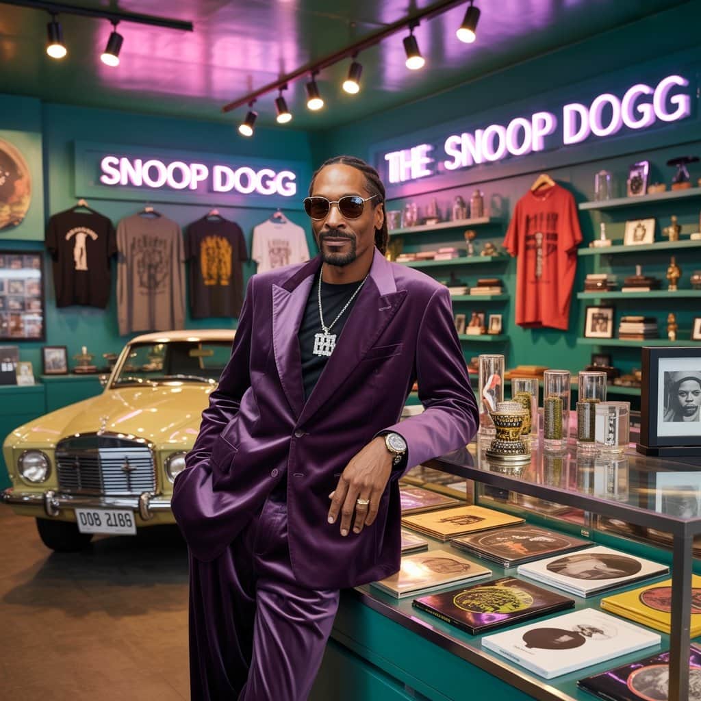 From music to merchandise – how genuine character traits build lasting brands Snoop Dogg with his authentic merchandise and business ventures