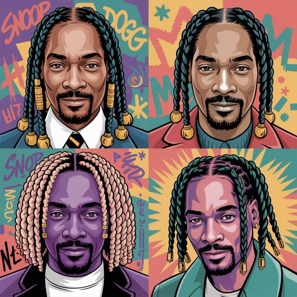 Snoop’s braids as symbols of Black identity and cultural pride in hip-hop Snoop Dogg representing Black hair heritage and cultural pride through his braided hairstyles