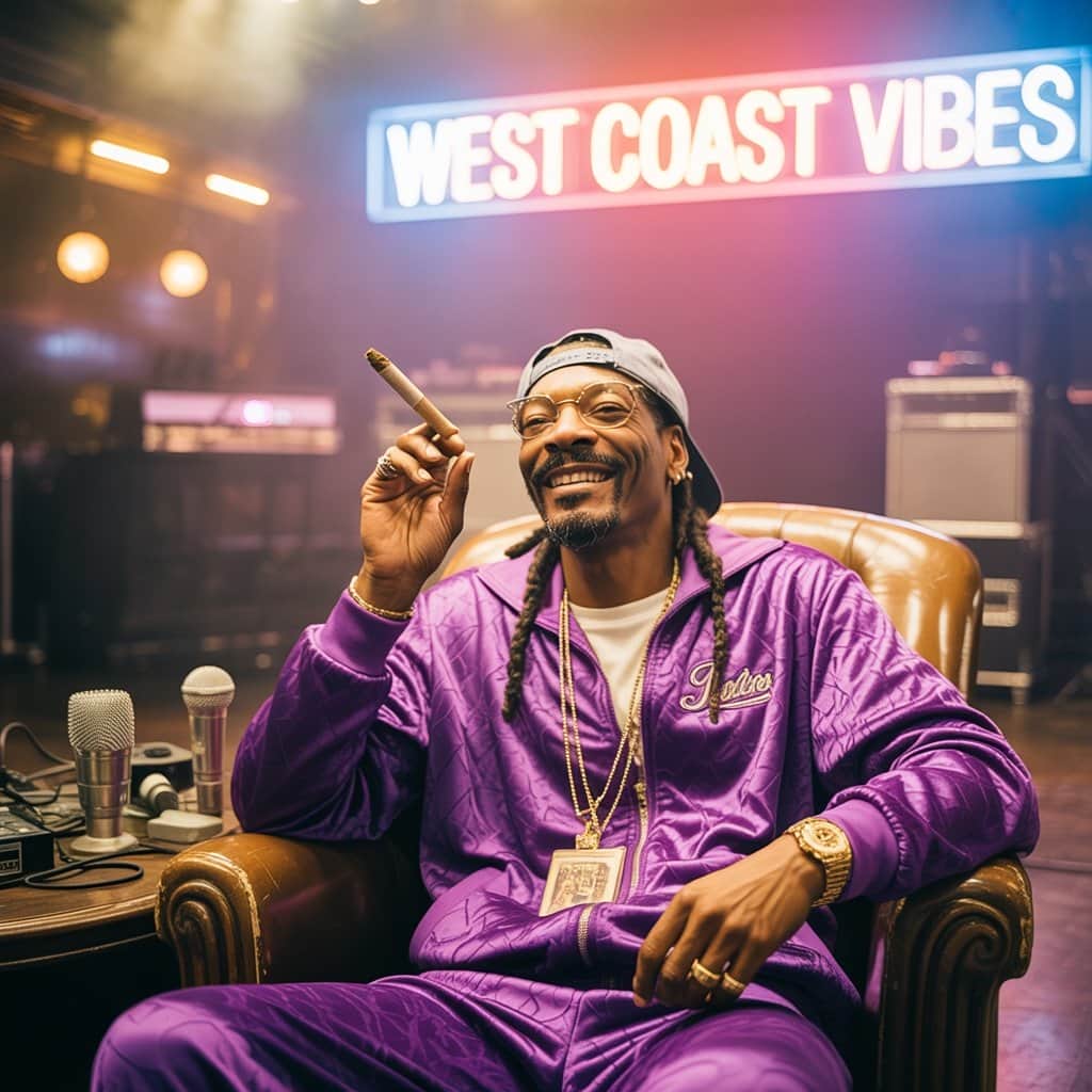 Recent appearances show Snoop maintaining his cannabis-friendly lifestyle Recent photo of Snoop Dogg at an event with cannabis products visible