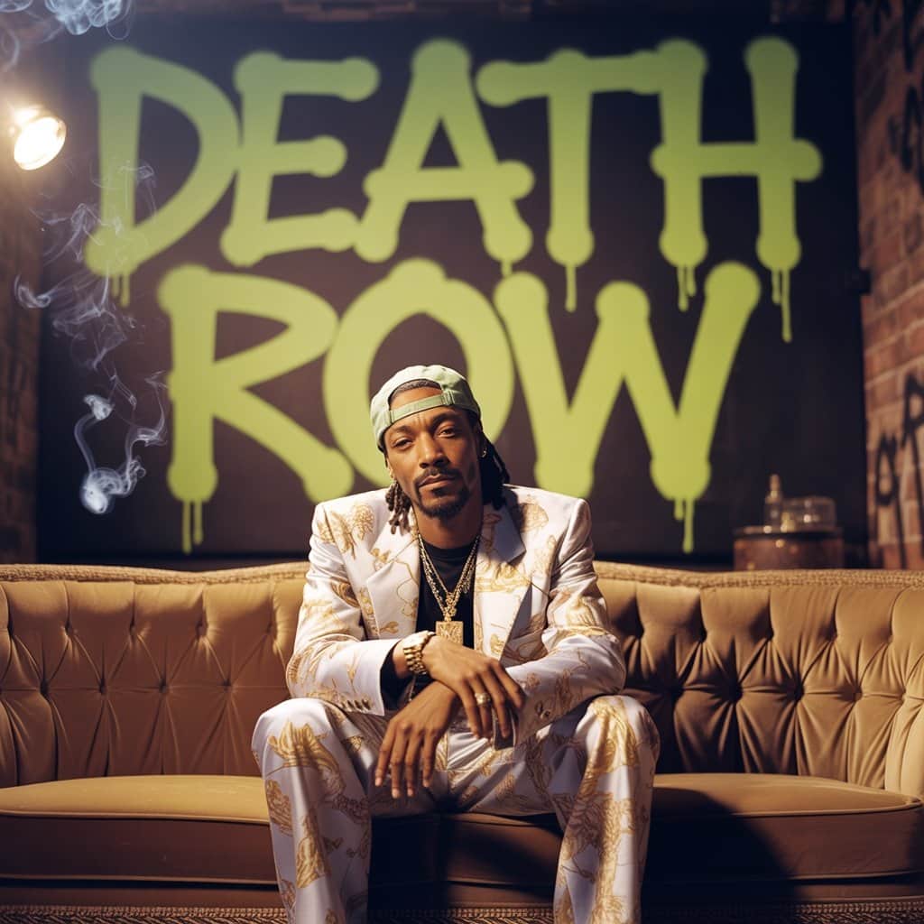 The Death Row era when Snoop established his cannabis advocacy credentials Young Snoop Dogg during Death Row Records era with 1990s hip-hop elements