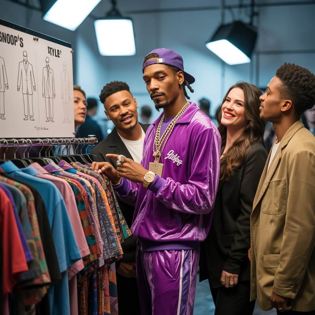 Behind the scenes of young Snoop’s fashion development Behind-the-scenes footage of young Snoop Dogg getting styled for music videos