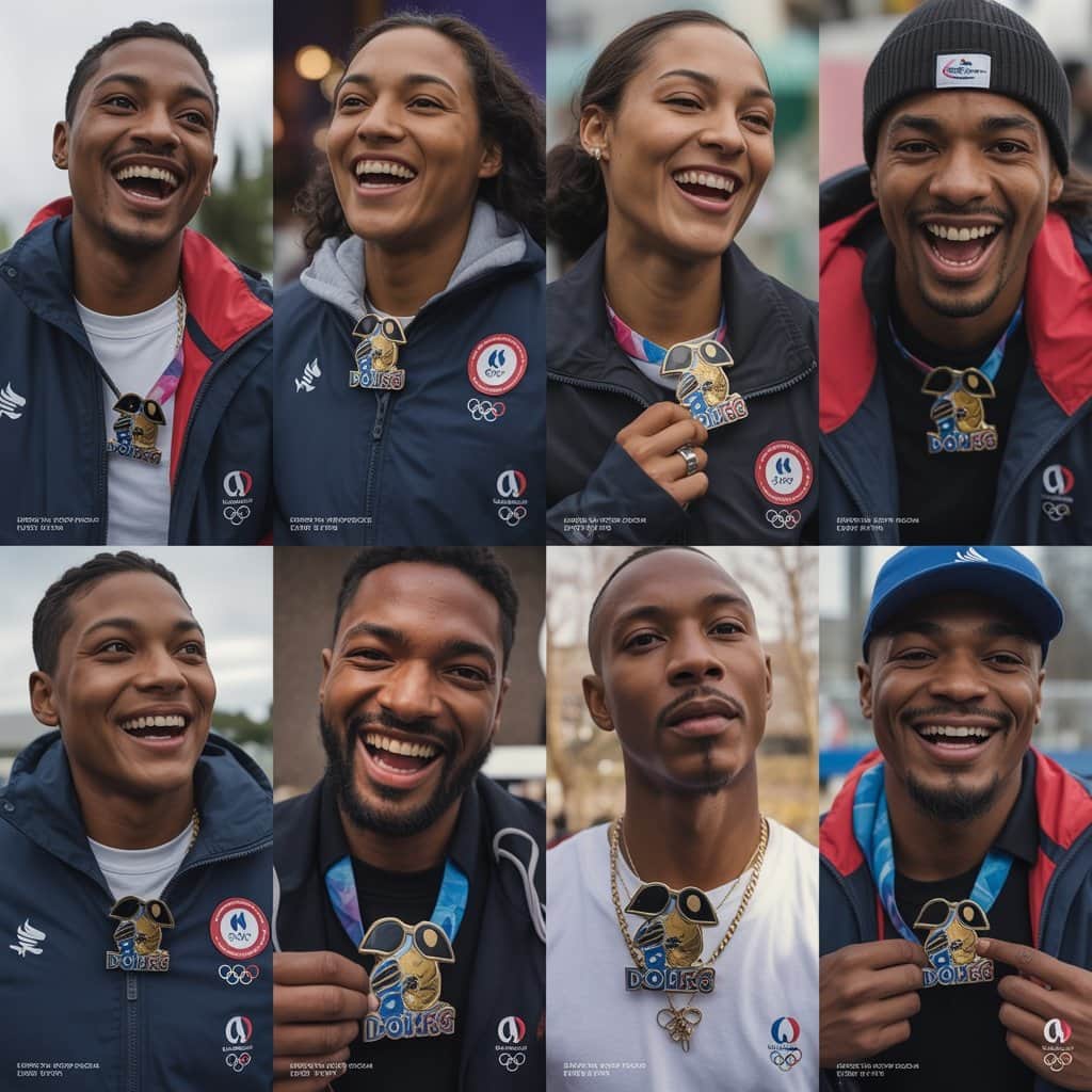 Athletes across all sports were eager to get their hands on Snoop’s exclusive Olympic pin Snoop Dogg Olympic pin viral social media moment