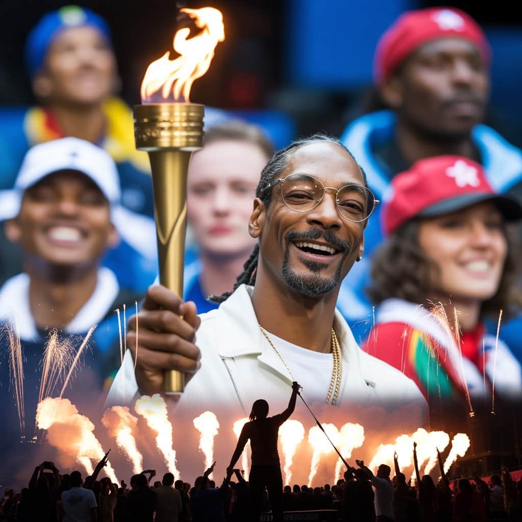 How one rapper changed Olympic entertainment forever Montage showing Snoop Dogg's Olympic moments and cultural impact