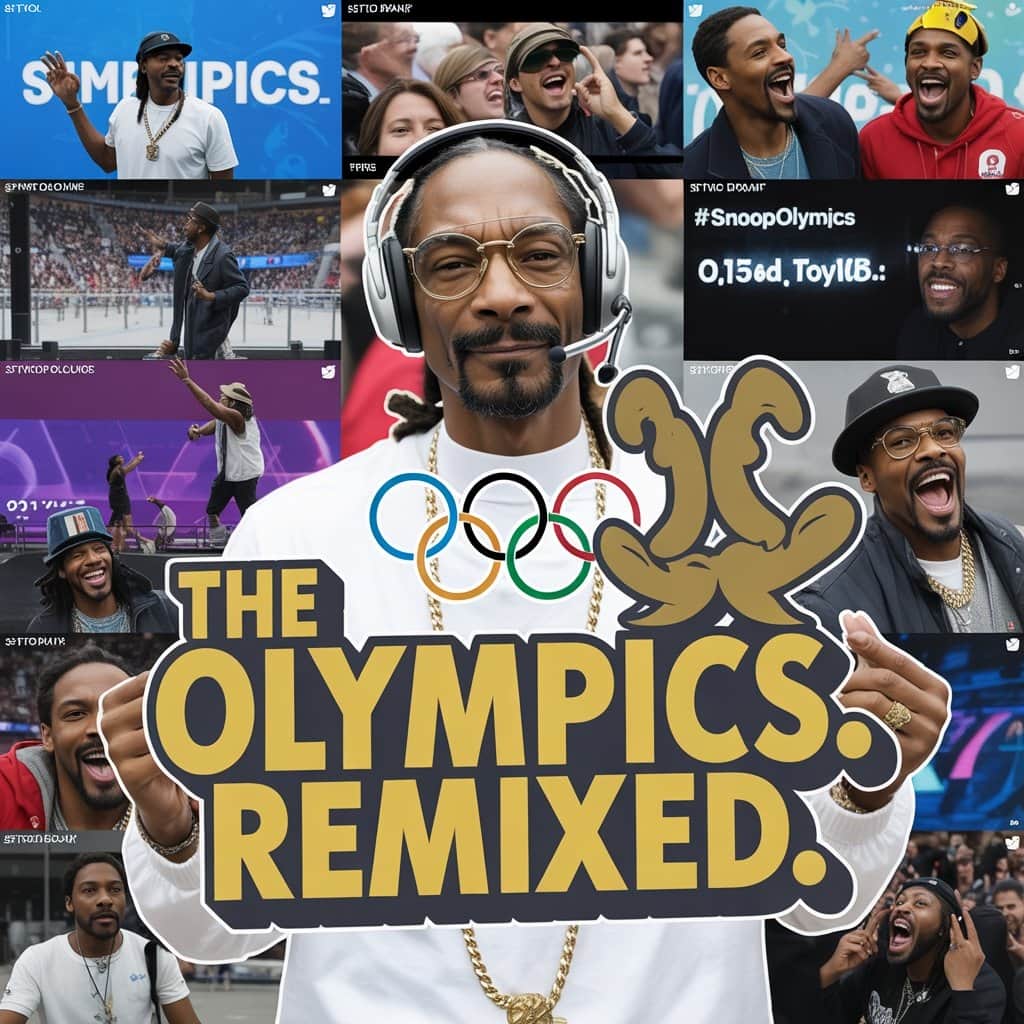 Snoop’s Olympic content breaks the internet with viral moments Montage of Snoop Dogg's viral Olympic social media moments and fan reactions