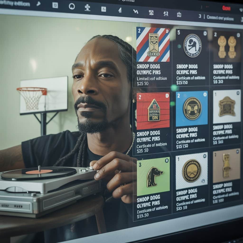 Verified authentic pins command premium prices in the collector market Snoop Dogg Olympic pin market value and authentication