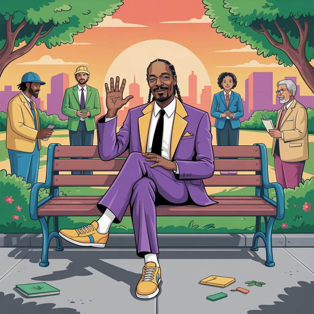 Choosing bridges over walls in political discourse Snoop Dogg promoting unity and political independence