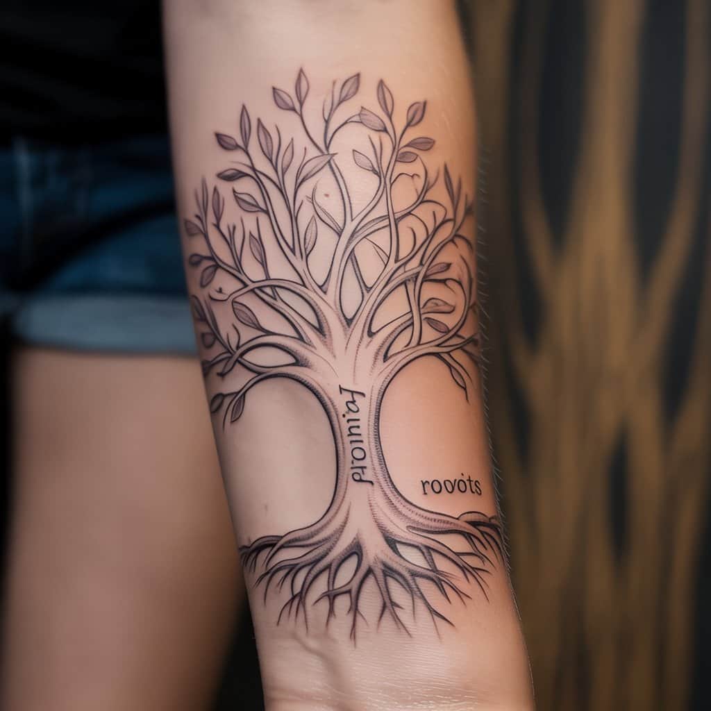 The intricate portrait of Shante Broadus showcases both artistic skill and deep devotion Close-up of Snoop Dogg's detailed portrait tattoo of his wife Shante Broadus