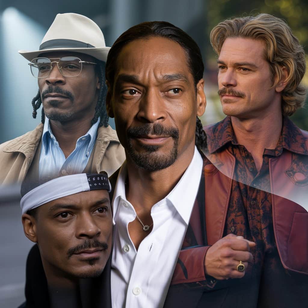 Snoop Dogg’s successful transition into television and film entertainment Collage of Snoop Dogg's television and film appearances