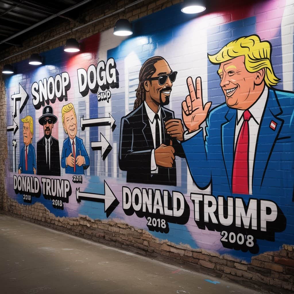 From criticism to gratitude without endorsement Timeline showing evolution of Snoop Dogg and Trump relationship