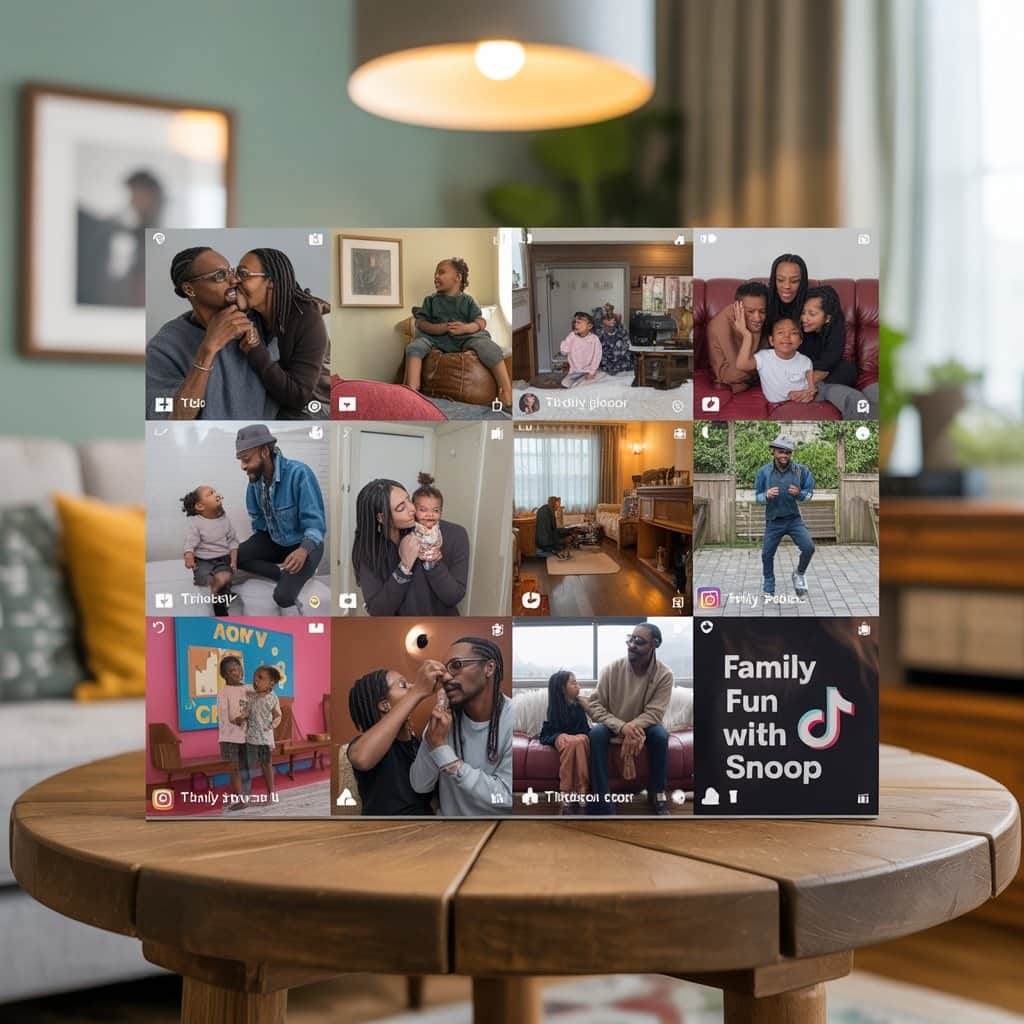 Families nationwide share their creative Snoop on the Stoop scenarios Social media posts showcasing various Snoop on the Stoop creative setups