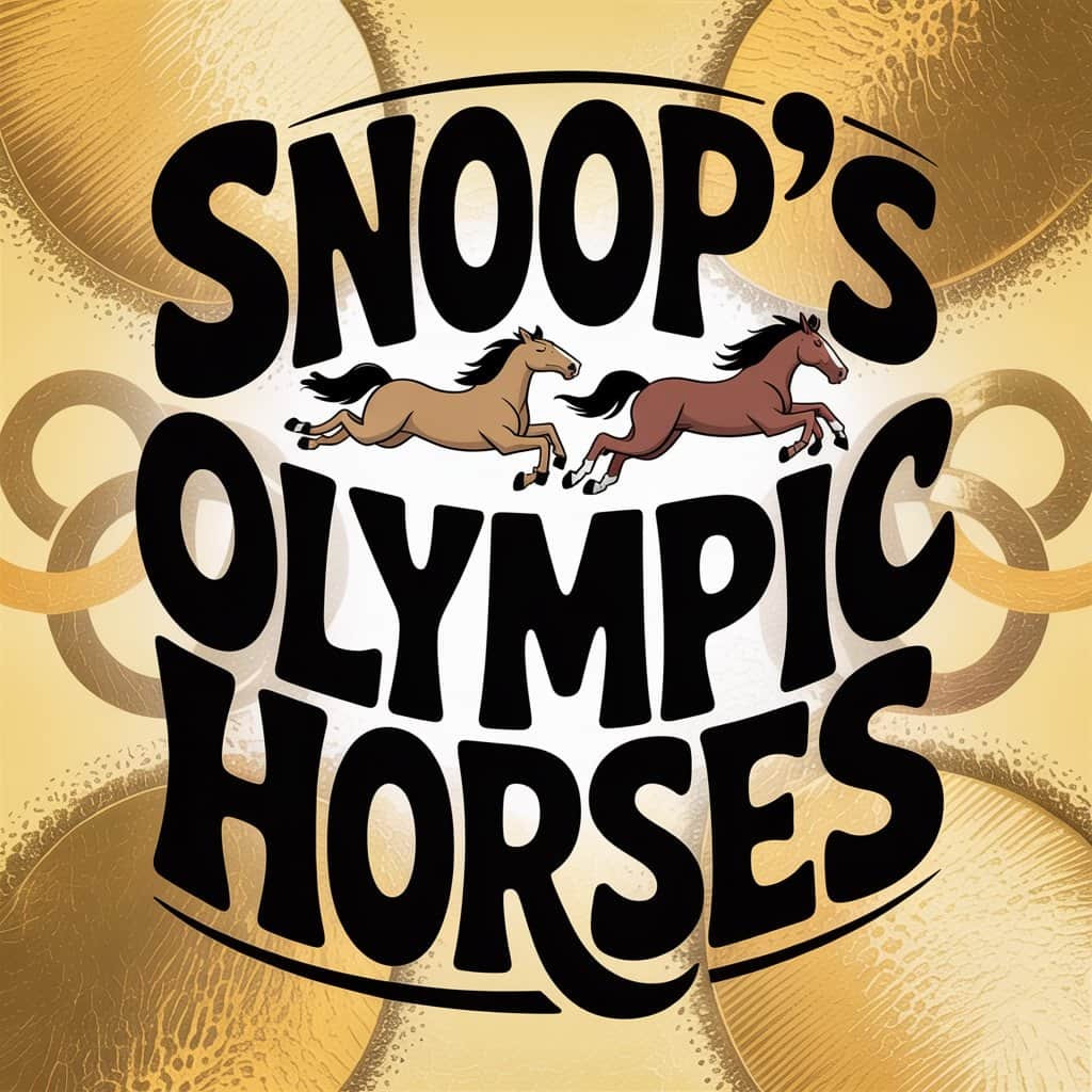 The memorable lines that made equestrian sports mainstream Typography design featuring Snoop Dogg's most viral Olympic horse commentary quotes