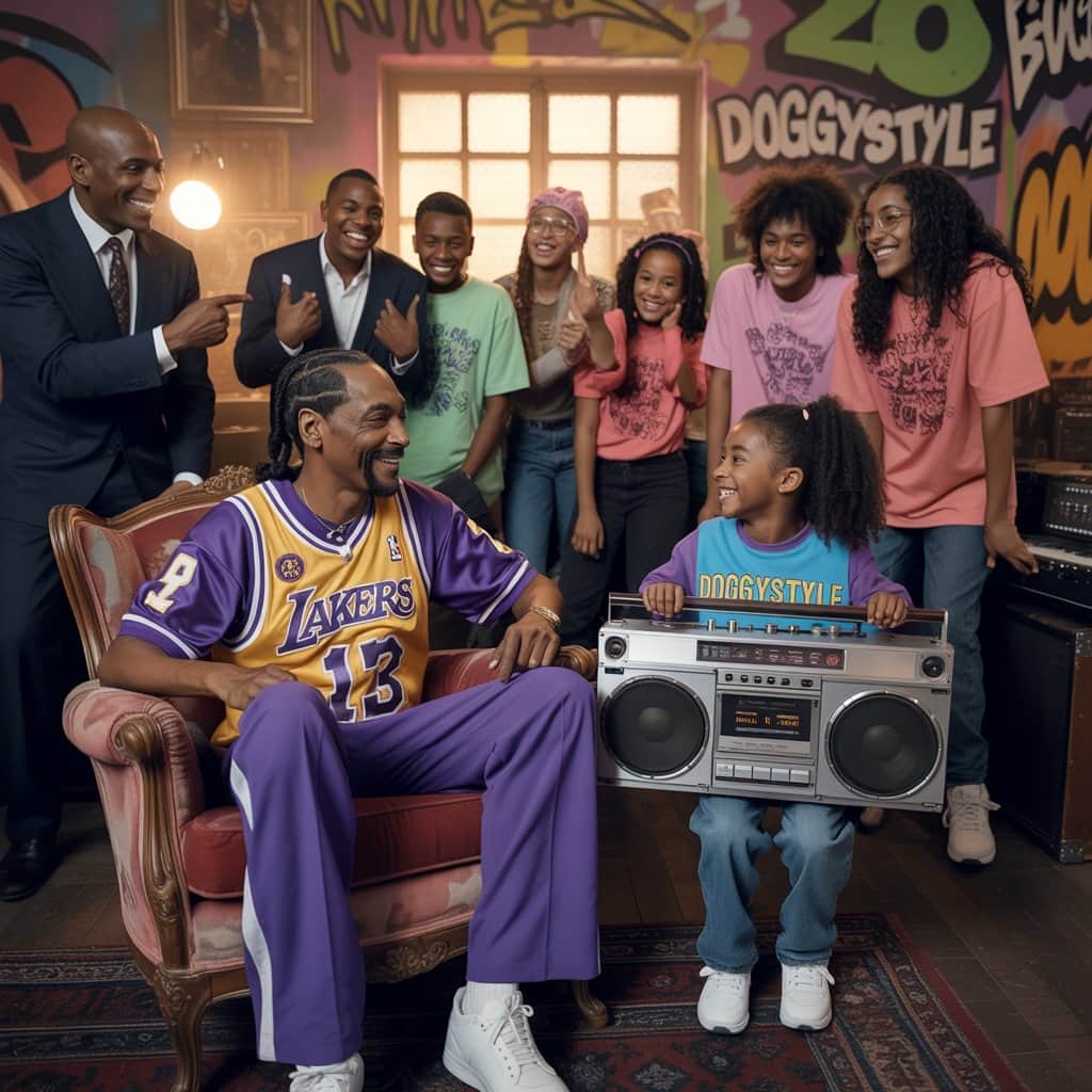 How one artist bridges generational and cultural divides Images showing Snoop Dogg's influence across different generations and cultural contexts