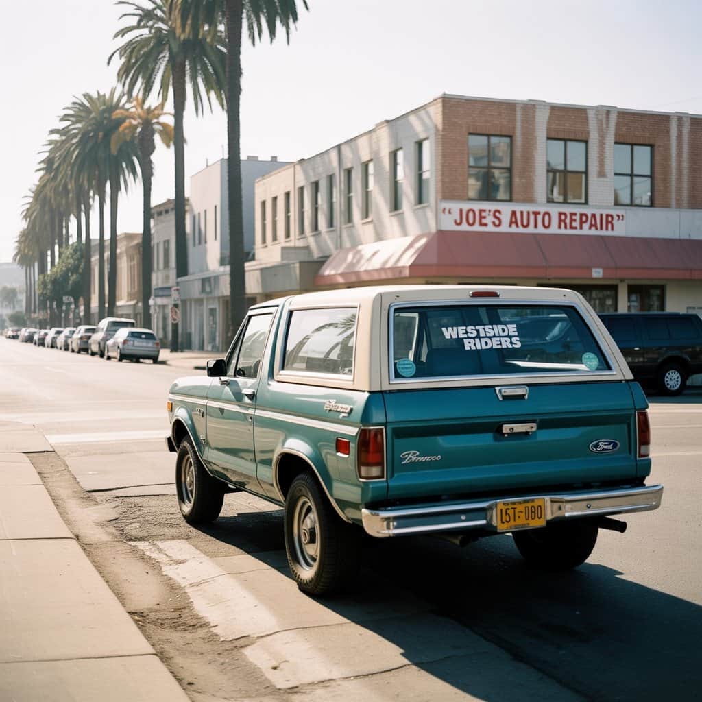 The area where the fatal shooting occurred in August 1993 West Los Angeles neighborhood street scene from the 1990s